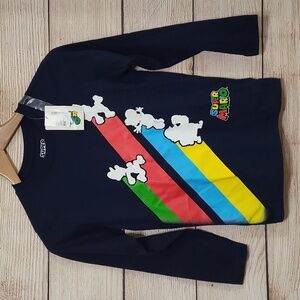 💟 NWT The Children's Place Boys Tidal Blue Super Mario M (7/8) Longsleeve Shirt